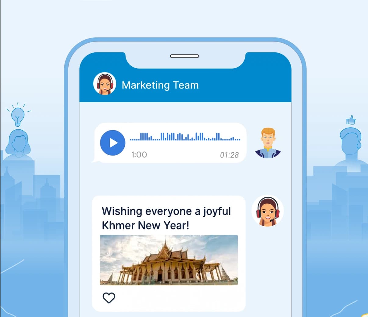 Chat with our Telegram assistant